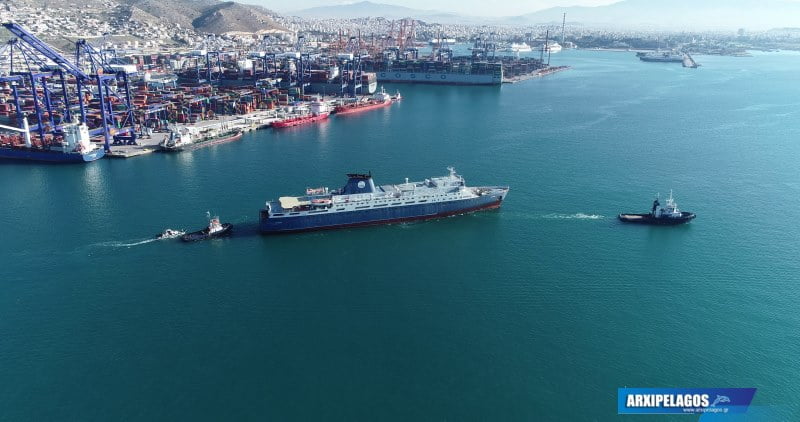 Το βίντεο του European Express στο τελευταίο ταξίδι προς Aliaga, Αρχιπέλαγος, Η 1η ναυτιλιακή πύλη ενημέρωσης στην Ελλάδα