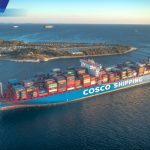 Cosco Shipping Aquarius Άφιξη στο Pct του Περάματος
