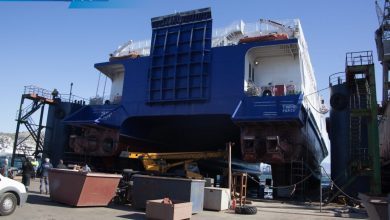 To Thunder της Fast Ferries στα Νέα Ελληνικά Ναυπηγεία της Spanopoulos Group (1)