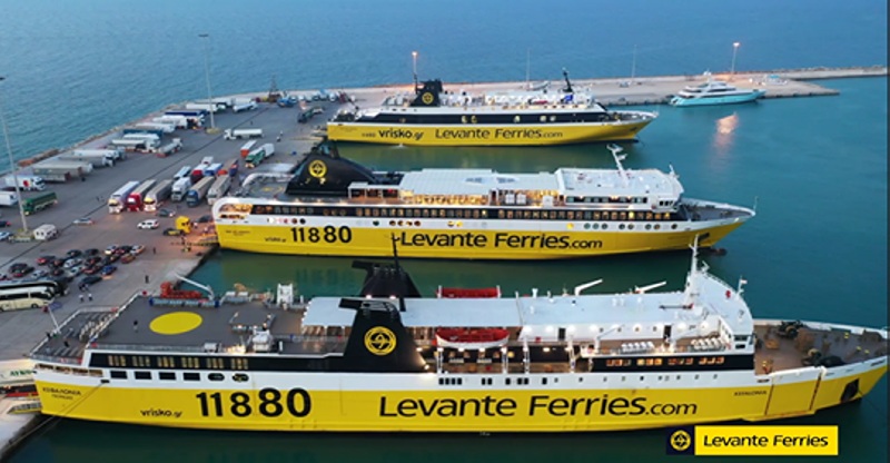 Η Levante ferries μειώνει τους ρύπους διοξειδίου του άνθρακα, Αρχιπέλαγος, Η 1η ναυτιλιακή πύλη ενημέρωσης στην Ελλάδα