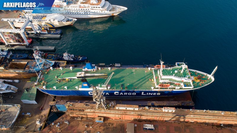Στη δεξαμενή των ναυπηγείων Σπανόπουλου το Τάλως φωτορεπορτάζ 11, Αρχιπέλαγος, Η 1η ναυτιλιακή πύλη ενημέρωσης στην Ελλάδα