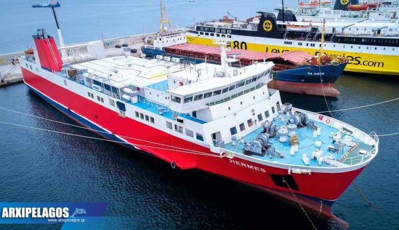 από το παρθενικό ταξίδι του νέου πλοίου Ερμής στη γραμμή Ηγουμενίτσα – Κέρκυρα 1, Αρχιπέλαγος, Ναυτιλιακή πύλη ενημέρωσης