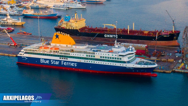 Πρώτο δοκιμαστικό με τη νέα τσιμινιέρα για το Blue Star Delos 1, Αρχιπέλαγος, Η 1η ναυτιλιακή πύλη ενημέρωσης στην Ελλάδα