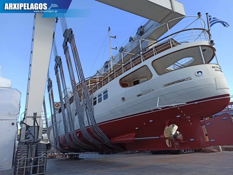 Νεράϊδα ολοκλήρωσε τη συντήρηση του στα ναυπηγεία Σπανόπουλου 3, Αρχιπέλαγος, Ναυτιλιακή πύλη ενημέρωσης
