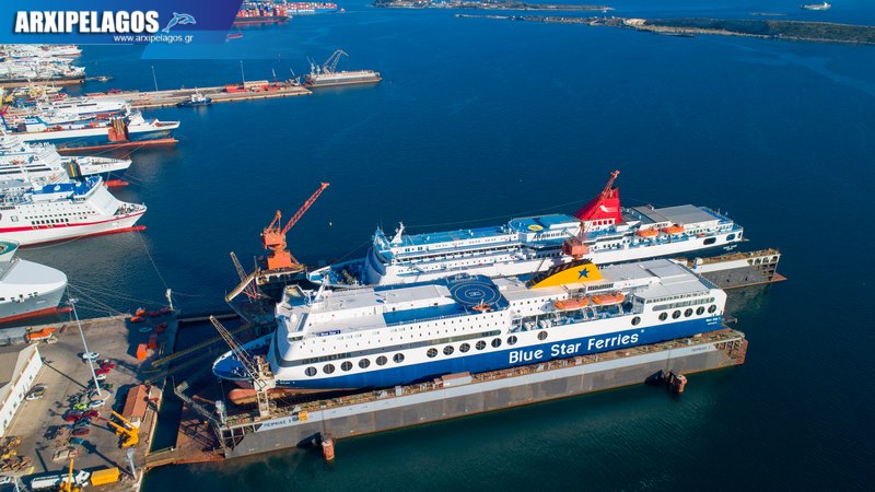 Για δεξαμενισμό το Blue Star 1 Νήσος Σάμος Σημερινές αεροφωτογραφίες 15, Αρχιπέλαγος, Η 1η ναυτιλιακή πύλη ενημέρωσης στην Ελλάδα