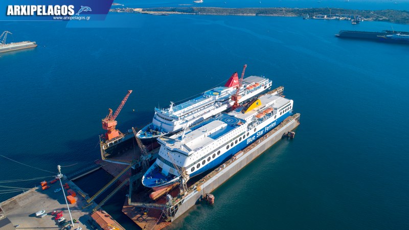 Για δεξαμενισμό το Blue Star 1 Νήσος Σάμος Σημερινές αεροφωτογραφίες 16, Αρχιπέλαγος, Η 1η ναυτιλιακή πύλη ενημέρωσης στην Ελλάδα