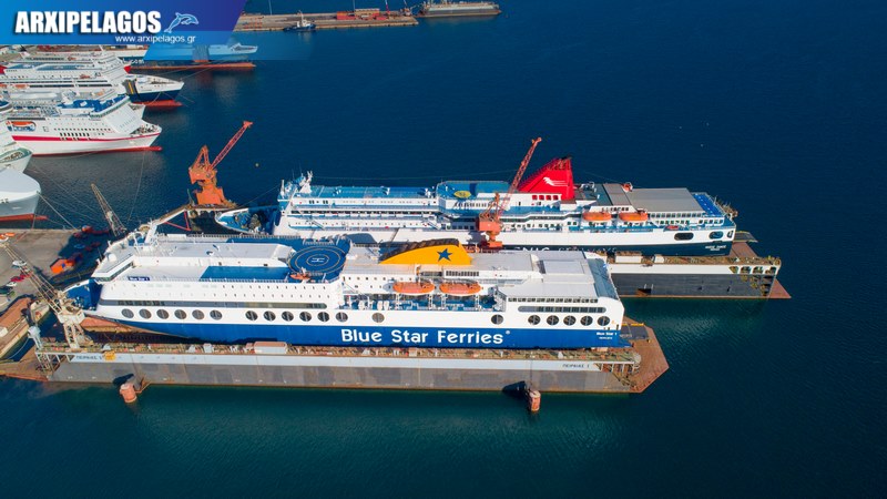 Για δεξαμενισμό το Blue Star 1 Νήσος Σάμος Σημερινές αεροφωτογραφίες 4, Αρχιπέλαγος, Η 1η ναυτιλιακή πύλη ενημέρωσης στην Ελλάδα