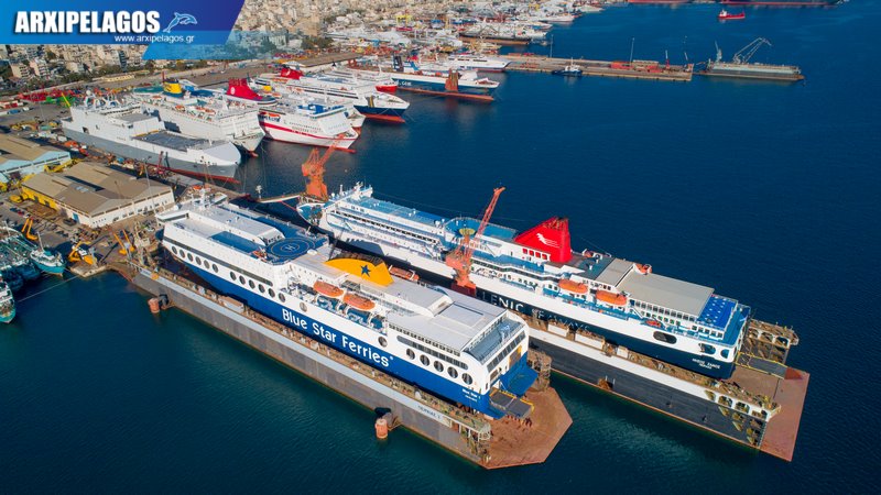 Για δεξαμενισμό το Blue Star 1 Νήσος Σάμος Σημερινές αεροφωτογραφίες 6, Αρχιπέλαγος, Η 1η ναυτιλιακή πύλη ενημέρωσης στην Ελλάδα