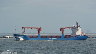 φορτηγού πλοίου στις βραχονησίδες του Μυρτώου πελάγους Καράβια, Αρχιπέλαγος, Ναυτιλιακή πύλη ενημέρωσης