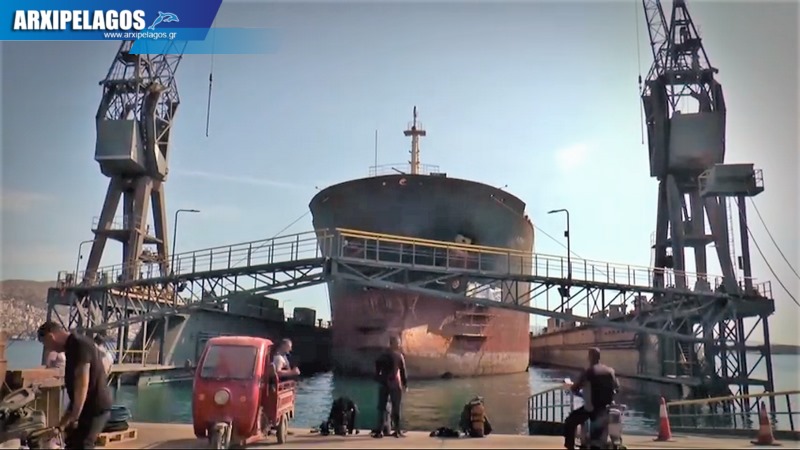 Εντυπωσιακό βίντεο με το δεξαμενισμό γκαζάδικου στα ναυπηγεία Σπανόπουλου, Αρχιπέλαγος, Η 1η ναυτιλιακή πύλη ενημέρωσης στην Ελλάδα