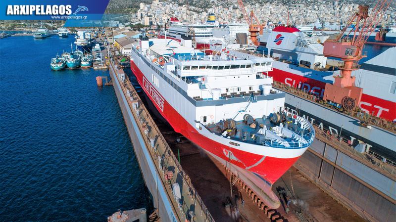 Στη δεξαμενή το Θεολόγος Π Drone photos 1, Αρχιπέλαγος, Η 1η ναυτιλιακή πύλη ενημέρωσης στην Ελλάδα