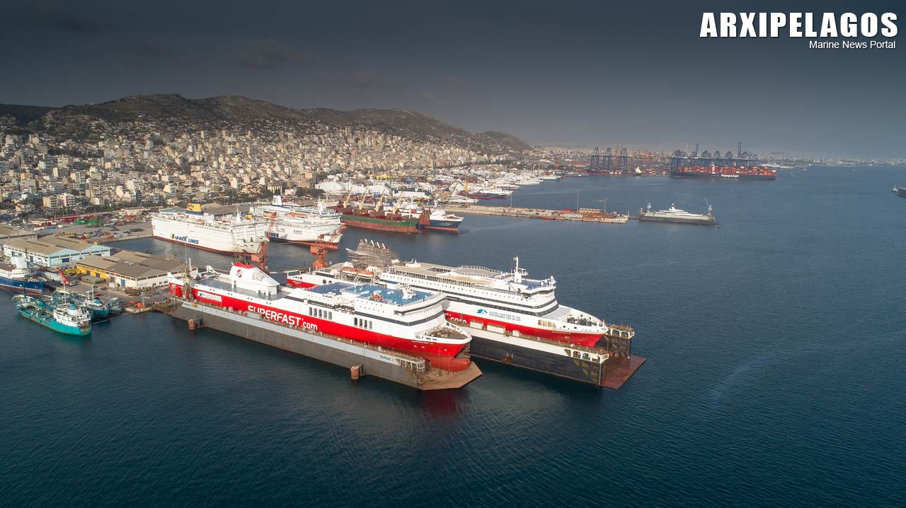 Στη δεξαμενή το Superfast XI Drone Photos 15, Αρχιπέλαγος, Η 1η ναυτιλιακή πύλη ενημέρωσης στην Ελλάδα