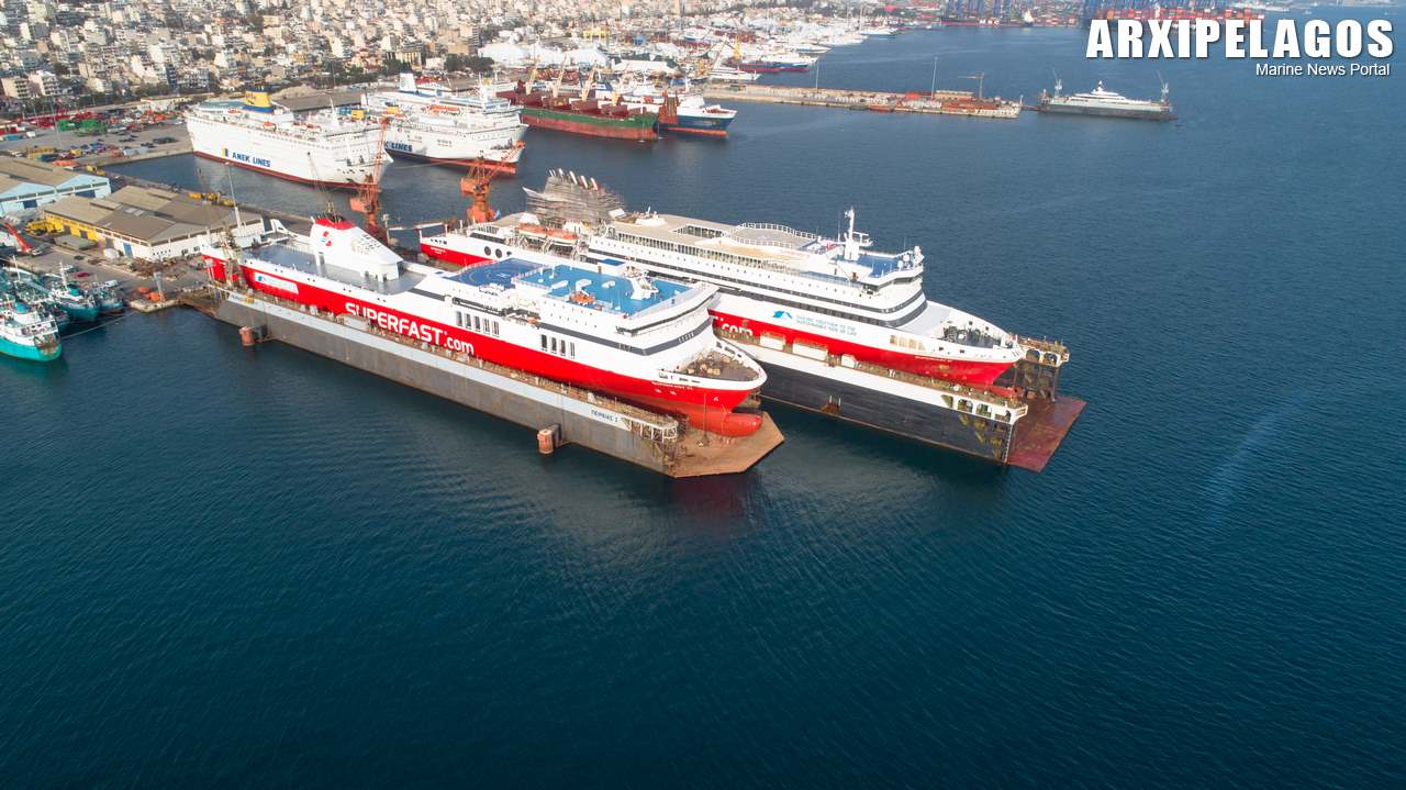 Στη δεξαμενή το Superfast XI Drone Photos 17, Αρχιπέλαγος, Η 1η ναυτιλιακή πύλη ενημέρωσης στην Ελλάδα