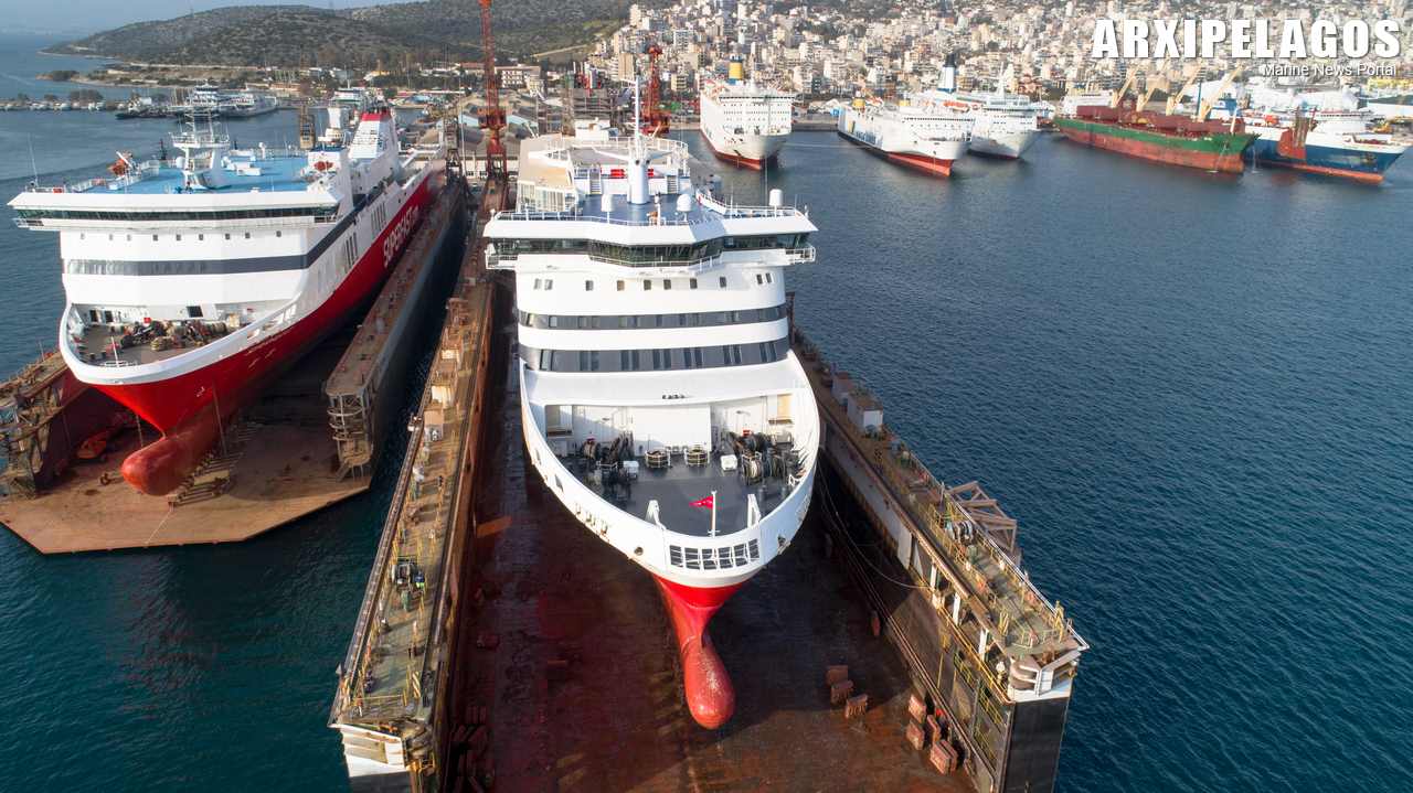 Στη δεξαμενή το Superfast XI Drone Photos 3, Αρχιπέλαγος, Η 1η ναυτιλιακή πύλη ενημέρωσης στην Ελλάδα