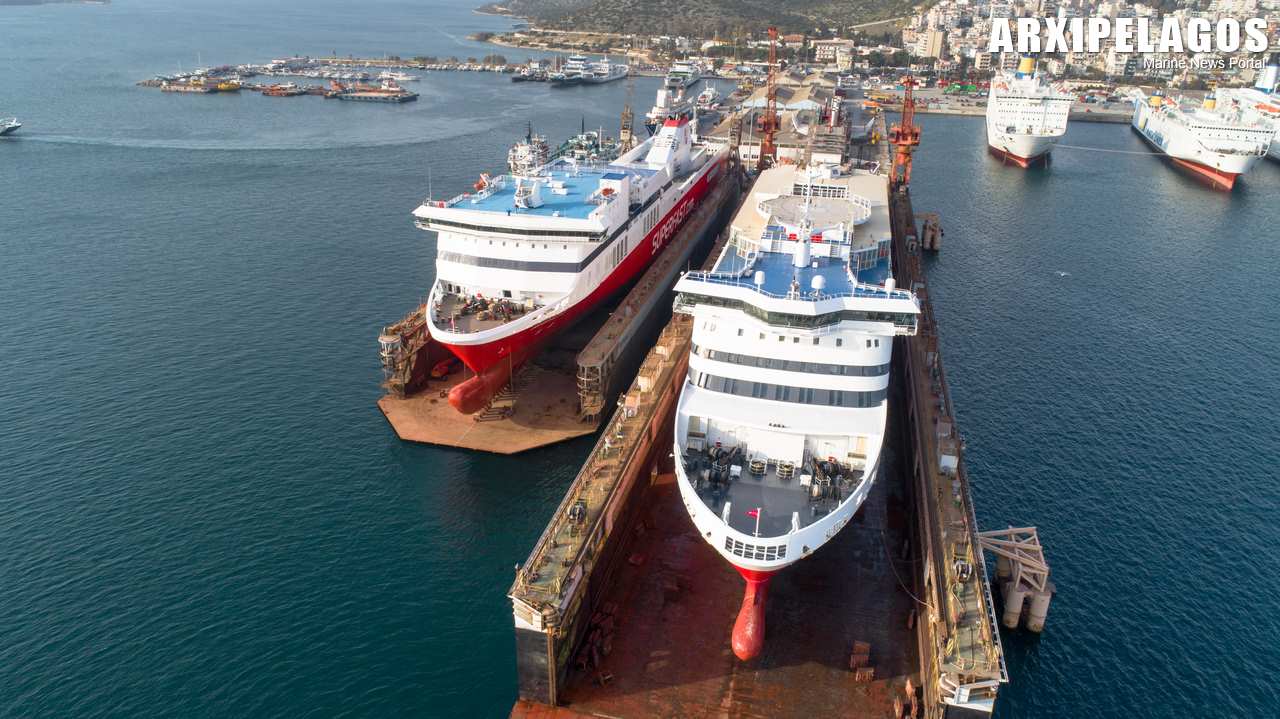 Στη δεξαμενή το Superfast XI Drone Photos 7, Αρχιπέλαγος, Η 1η ναυτιλιακή πύλη ενημέρωσης στην Ελλάδα