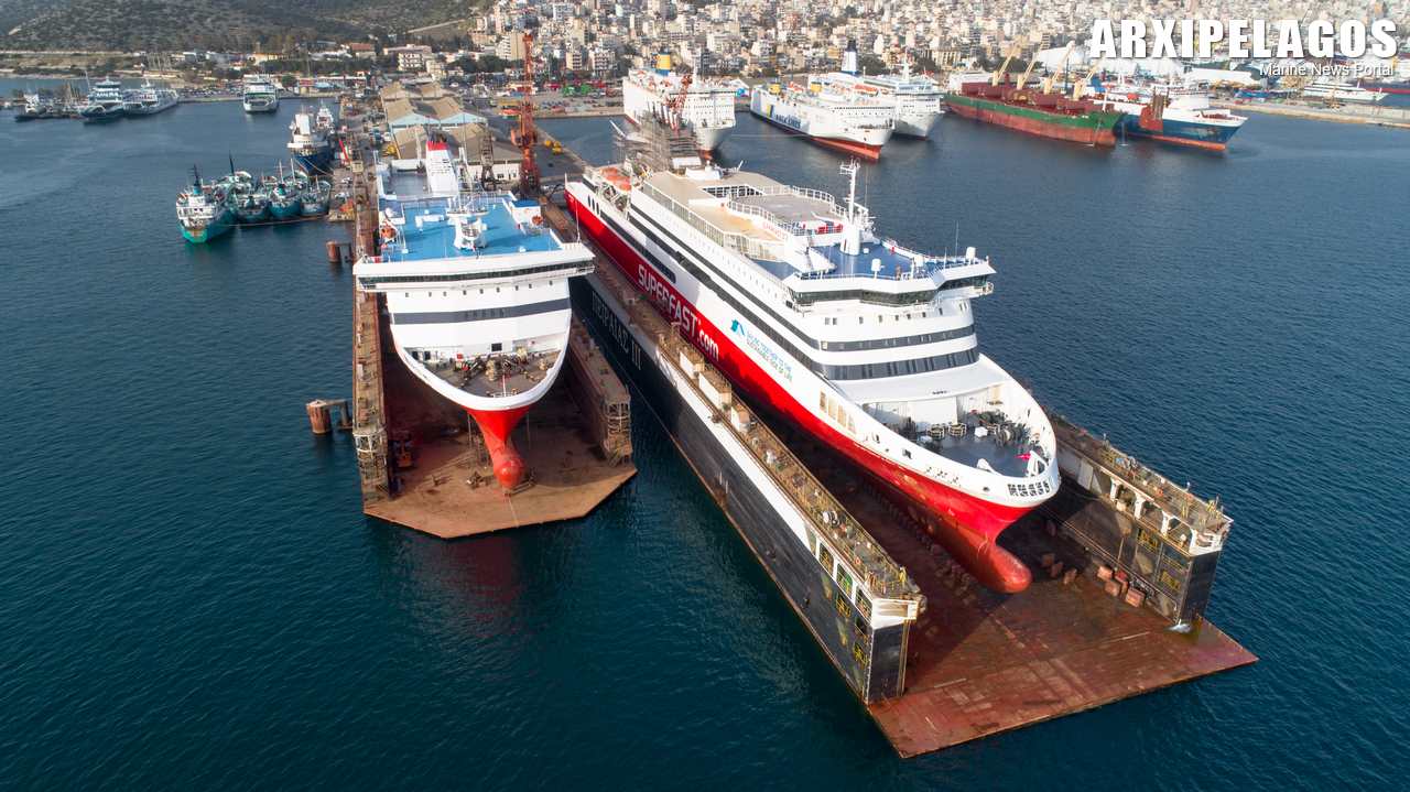 Στη δεξαμενή το Superfast XI Drone Photos 8, Αρχιπέλαγος, Η 1η ναυτιλιακή πύλη ενημέρωσης στην Ελλάδα