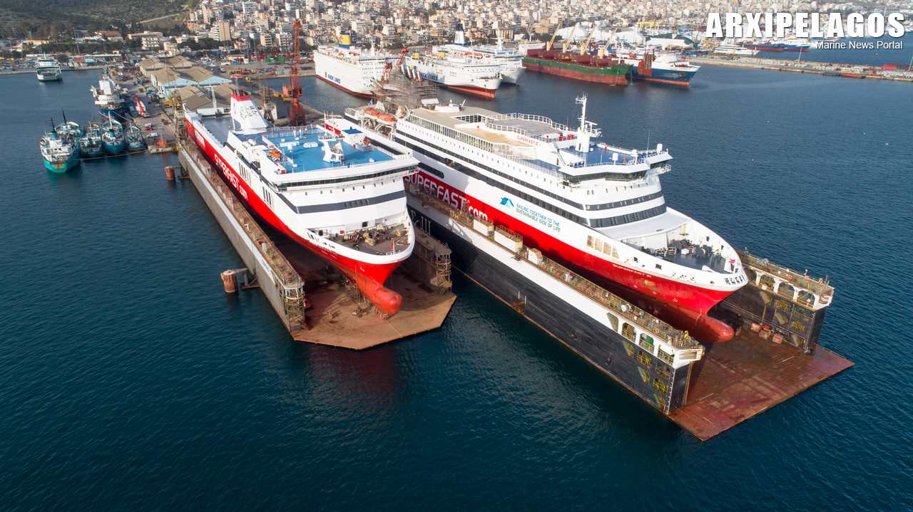 Στη δεξαμενή το Superfast XI Drone Photos 9, Αρχιπέλαγος, Η 1η ναυτιλιακή πύλη ενημέρωσης στην Ελλάδα