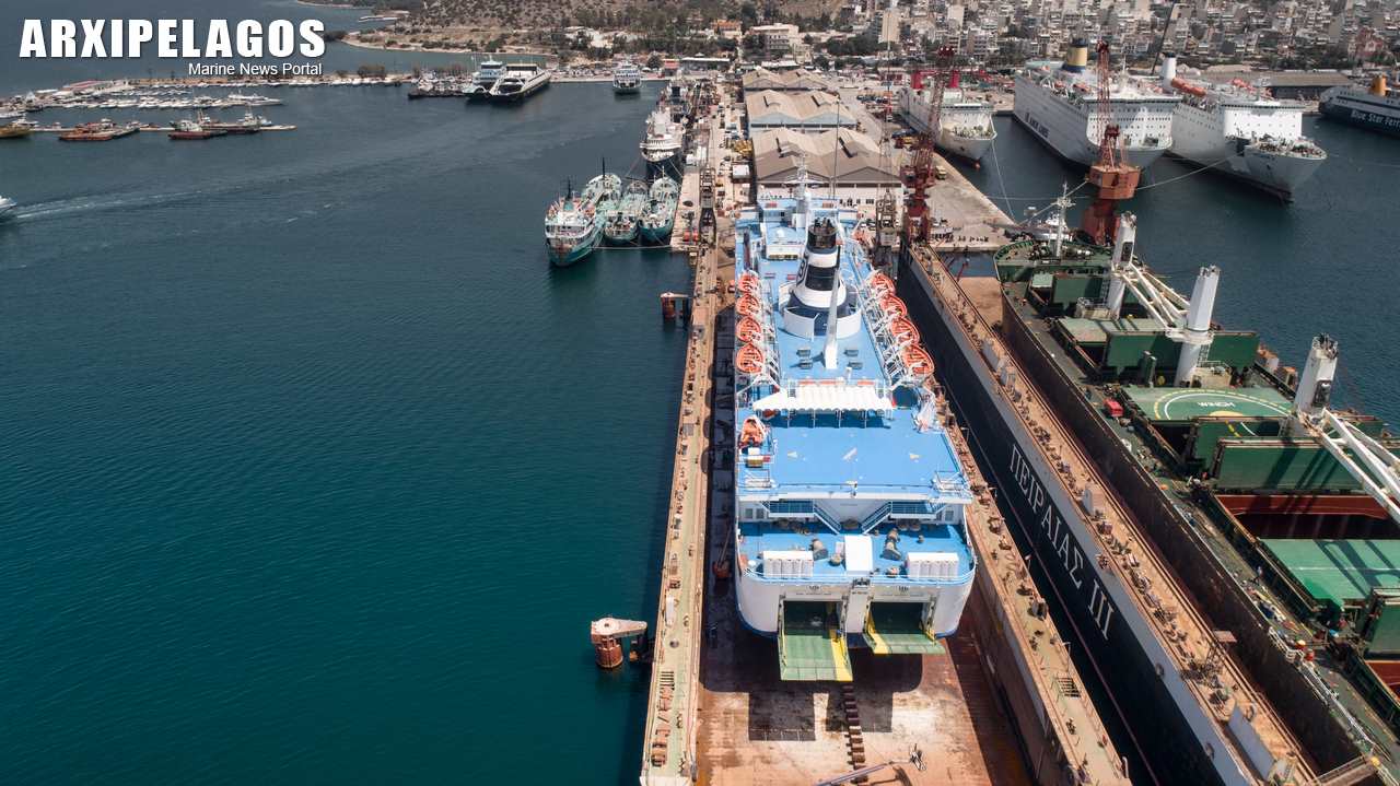 Στη δεξαμενή το Rigel III Drone Photos 5, Αρχιπέλαγος, Η 1η ναυτιλιακή πύλη ενημέρωσης στην Ελλάδα
