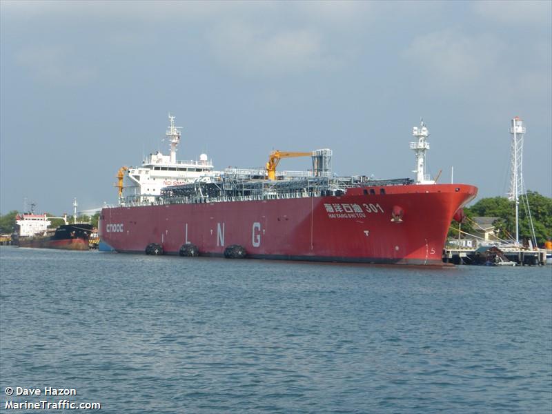 Hai Yang Shi You 301 Δείτε το βίντεο με το μεγαλύτερο πλοίο LNG στον κόσμο, Αρχιπέλαγος, Η 1η ναυτιλιακή πύλη ενημέρωσης στην Ελλάδα