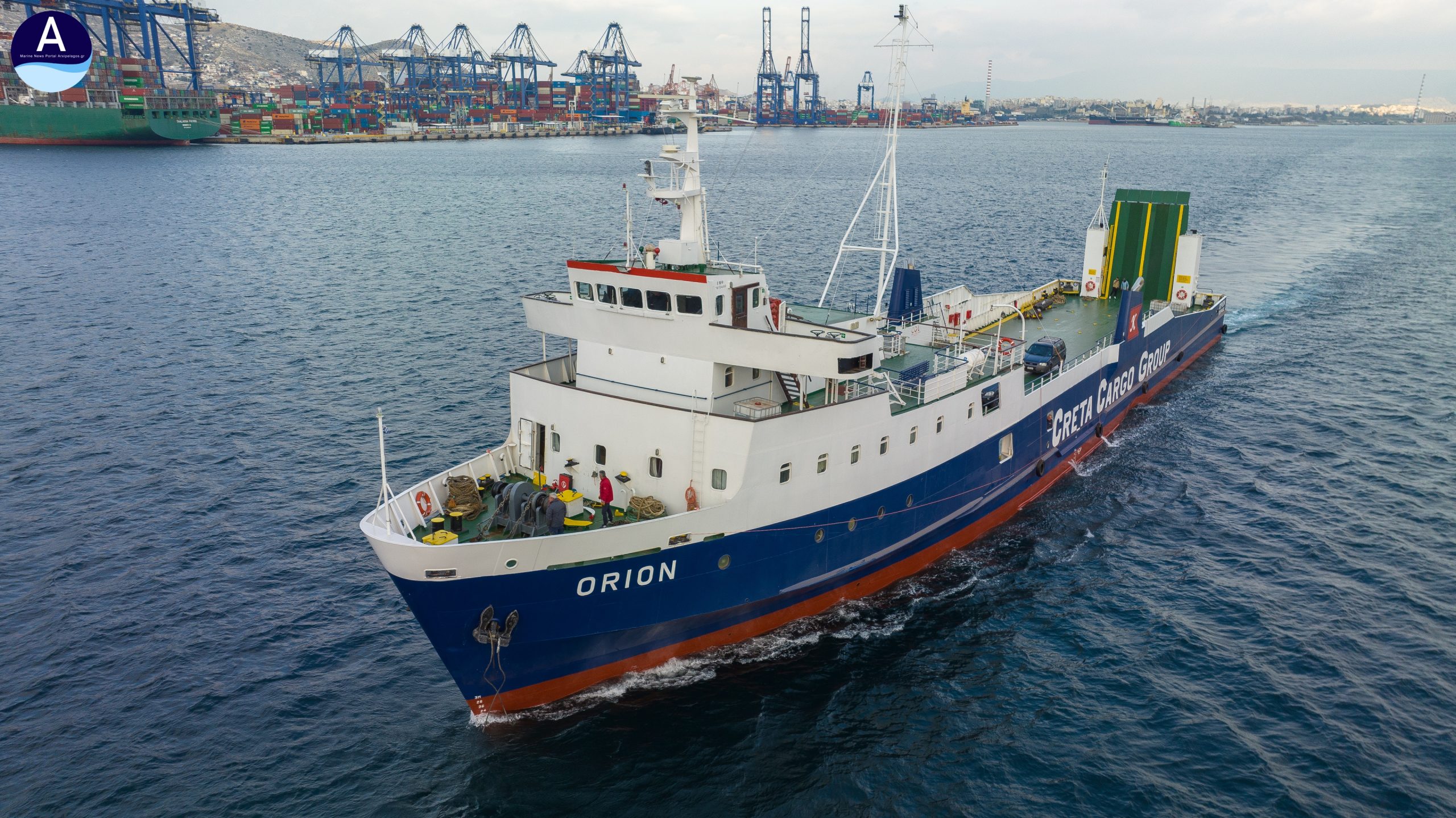 ORION Creta Cargo Lines Προετοιμάζεται για τη δρομολόγησή του στις Κυκλάδες scaled, Αρχιπέλαγος, Η 1η ναυτιλιακή πύλη ενημέρωσης στην Ελλάδα