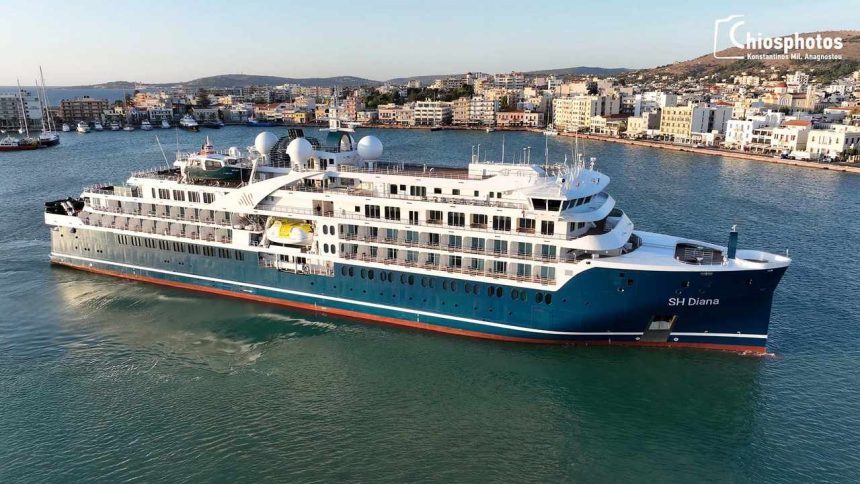 Στη Χίο για πρώτη φορά το νεότευκτο mega yacht – κρουαζιερόπλοιο SH Diana Βίντεο Φώτο, Αρχιπέλαγος, Η 1η ναυτιλιακή πύλη ενημέρωσης στην Ελλάδα