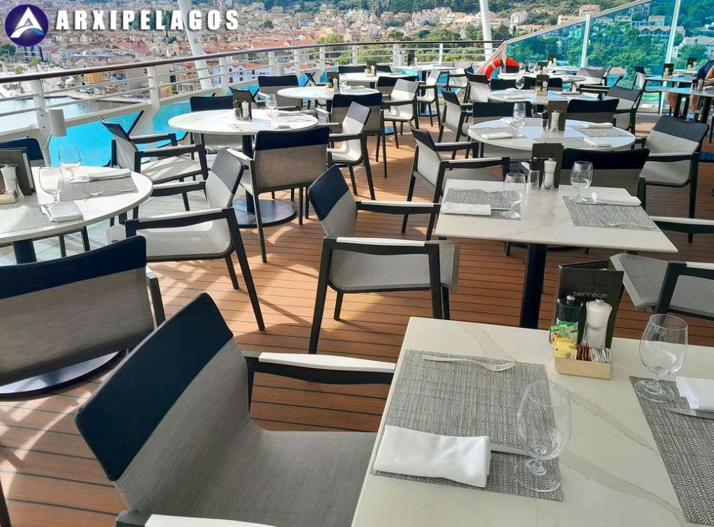 Oceania Vista Terrace Cafe Εξωτερικός χώρος