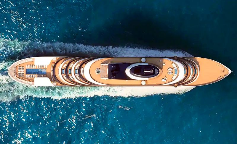 Four Seasons mega yacht