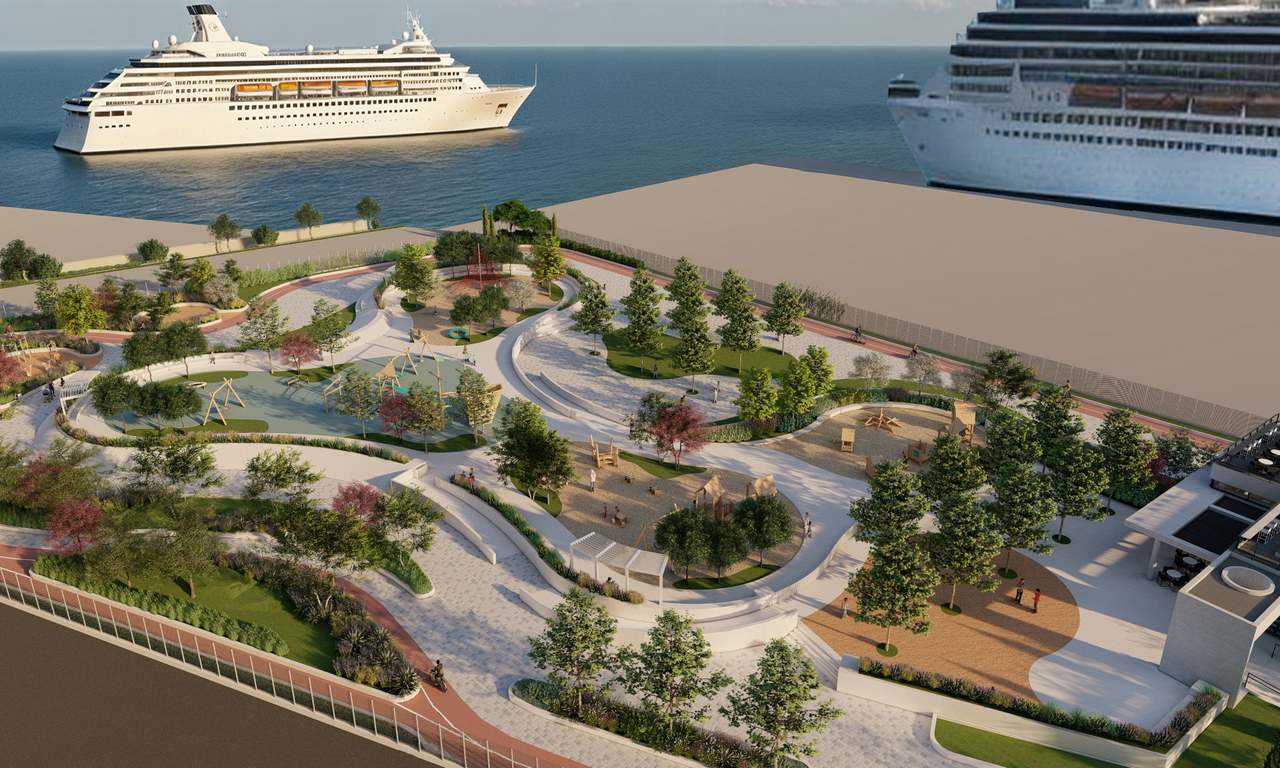 Απεικόνιση Νέου Πάρκου ΟΛΠ 1