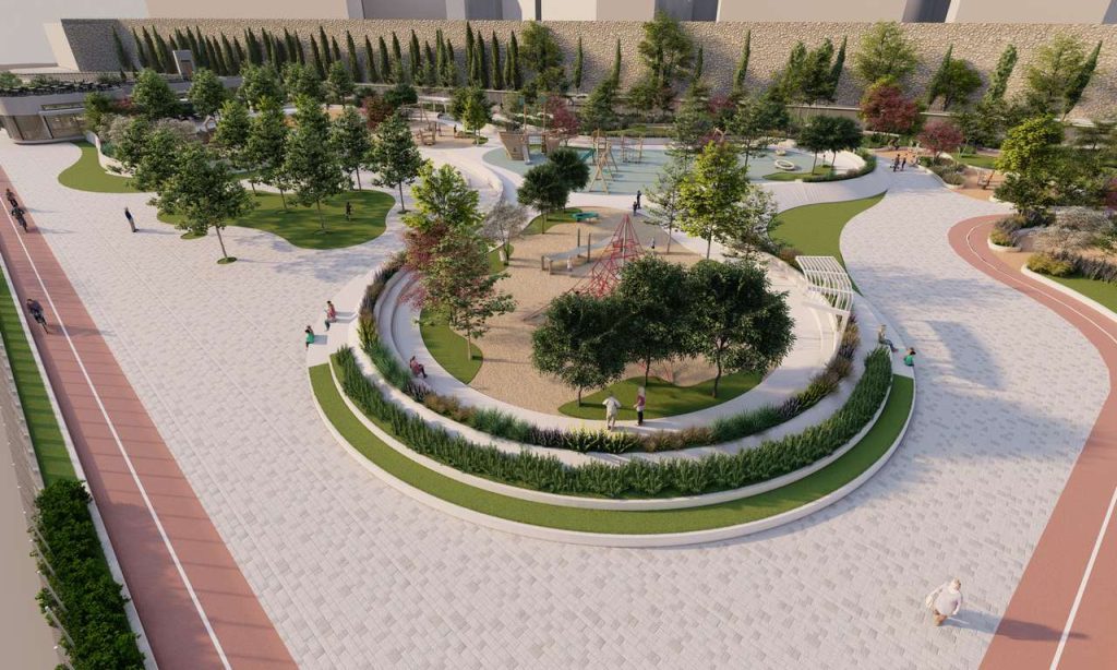 Απεικόνιση Νέου Πάρκου ΟΛΠ 3